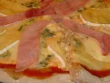 Recette Pizza fromage-jambon-miel
