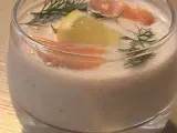 Recette Panna cotta saumon fumé citroné et aneth
