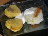 Recette Médaillon de poisson aux légumes et riz thaï, sauce citronnée