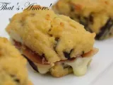 Recette Mini cake à la polenta et trévise - piccoli cake di polenta e radicchio