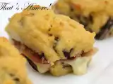 Recette Mini cake à la polenta et trévise - piccoli cake di polenta e radicchio