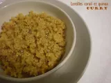 Recette Lentilles corail et quinoa au curry