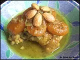 Recette Tajine de poulet aux abricots secs ( maroc )