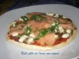 Recette Pizza express au saumon fumé
