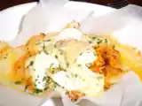 Recette Poisson gratiné au brie sur lit de légumes