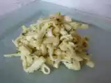 Recette Pâtes à la crème de courgettes