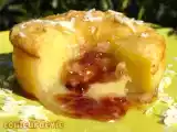 Recette Moelleux au chocolat blanc, coeur de groseille