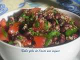 Recette Salade de quinoa aux haricots noirs