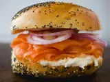 Recette Bagels cream cheese & lox