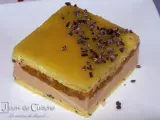 Recette Repas de pâques opéra de foie gras
