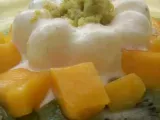 Recette Parfait citron vert à la mangue et kiwis