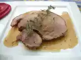 Recette Rôti de porc au miel et gratin de topinambours