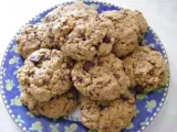 Recette Cookies aux flocons d'avoine, chocolat et noix