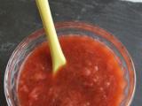 Recette Compote de rhubarbe, fraise et banane