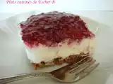 Recette Carrés au fromage et aux framboises