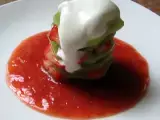 Recette Variations des fraises avec l'espuma de yaourt - erdbeervariationen mit joghurt-espuma