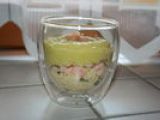 Recette Verrine curry-coco-crevettes