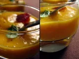 Recette Verrine de butternut au chorizo piquant adouci à l'abricot sec
