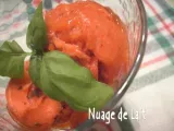 Recette Sorbet fraise/basilic