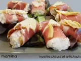 Recette Involtini à l'italienne à la façon de mamina: speck, chèvre frais et artichauts