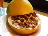Recette Pomelos chinois gratiné aux amandes caramélisées