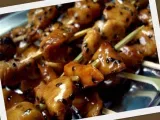Recette Yakitori de poulet aux sésames