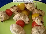 Recette Brochettes de poulet mariné aux herbes
