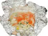 Recette Papillotes de saumon en fondue de légumes primeur de monique