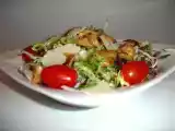 Recette Salade de poulet mariné au parmigiano reggiano