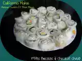 Recette California makis avocat surimi et thon mayo