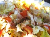 Recette Salade de thon, poivron et champignons