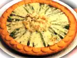 Recette Tarte d'asperges aux crevettes
