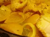Recette Tajine de poulet aux olives et aux citrons confits express.