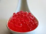 Recette De jolie petite perles de fruits rouges.