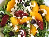 Recette Salade de roquette, oranges et feta de brebis