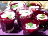 Recette Glace au chèvre et soupe de betterave (avec ou sans sorbetière + technique)
