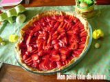 Recette Tarte aux fraises sans lait