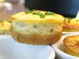 Recette Mini cheesecake au chorizo et ciboulette