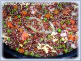 Recette Quinoa rouge a la cantonaise