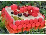 Recette Gâteau de fêtes : entremet nougat-fruits rouges