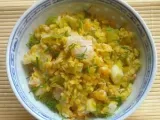 Recette Salade tiède de lentilles au haddock et au poireau