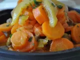 Recette Tajine de viande aux carottes et citron confit