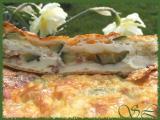 Recette Clafoutis courgettes, lardons, féta