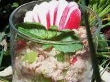 Recette Salade de quinoa au thon et petits légumes croquants
