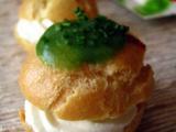 Recette Choux chantilly au chèvre frais et vert printemps