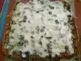 Recette Pizza jambon, champignon, mozzarella et emmental