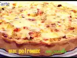 Recette Tarte au poireaux et mozarella