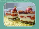 Recette Verrine fraise, pain d'epice et sirop d'erable