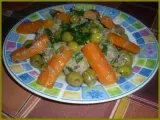 Recette Tajine d'olives et boulettes de viande hachée