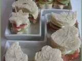 Recette Mini sandwiches rigolos pour apéro sympa